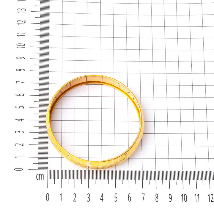 18 gr. 22 Ayar Altın Bilezik (1,5 cm Enli) - 5