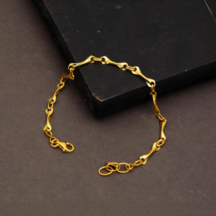 22 Ayar Altın İnce Spor İtalyan Bileklik - 3