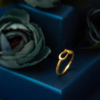 22 Ayar Altın Kemer Yüzük - 3