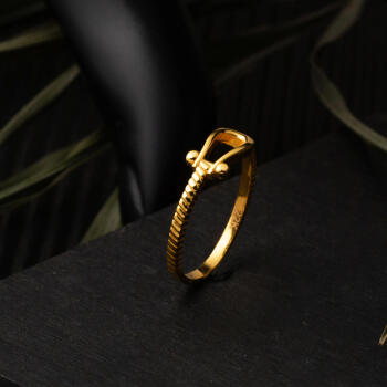 22 Ayar Altın Kemer Yüzük - 5