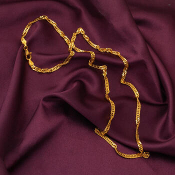 22 Ayar Altın Singapur Zincir Kolye 45 cm. - 3