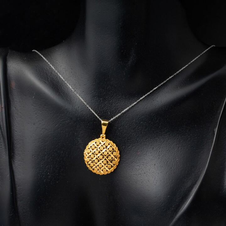 22 Ayar Altın Yaşam Çiçeği Kolye Ucu - 2