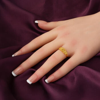 22 Ayar Altın Zarif Kadın Yüzük - 2