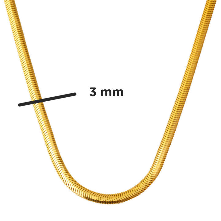 22 Ayar Balık Sırtı Altın Zincir Kolye 45 cm. - 6