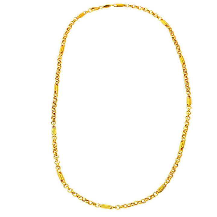 22 Ayar Doc Halka Boyun Zinciri 50cm. - 5