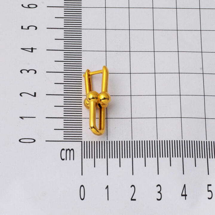 22 Ayar Tiffany Altın Küpe - 5