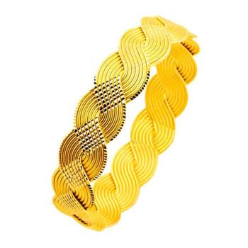 25 gr. Örgülü Burma 22 Ayar Altın Bilezik - Bilezikçi