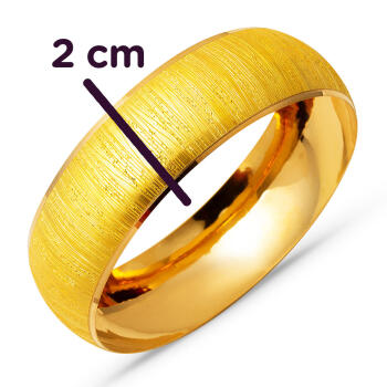 27 gr. 22 Ayar Altın Mega Bilezik (2 cm Enli) - 3