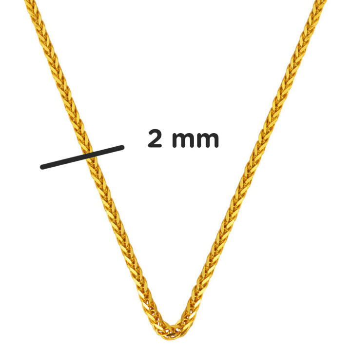 50 cm. Spike 22 Ayar Altın Zincir Kolye - 5