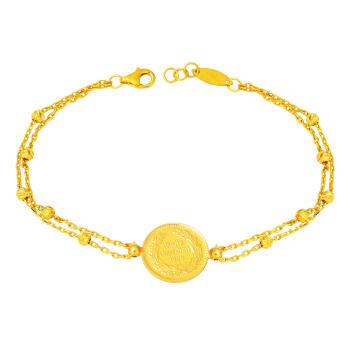 Ata Çeyrek Altınlı 22 Ayar Dorikalı Bileklik - Bilezikçi