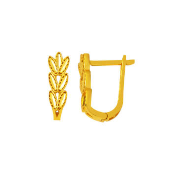 Başak Model 22 Ayar Altın Küpe - Bilezikçi