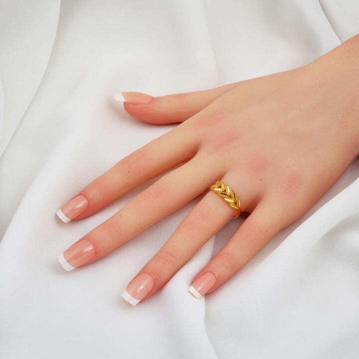 Başak Model 22 Ayar Altın Yüzük - 2