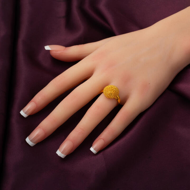 Beypazarı 22 Ayar Taşsız Altın Yüzük - 2