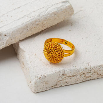 Beypazarı 22 Ayar Taşsız Altın Yüzük - 4