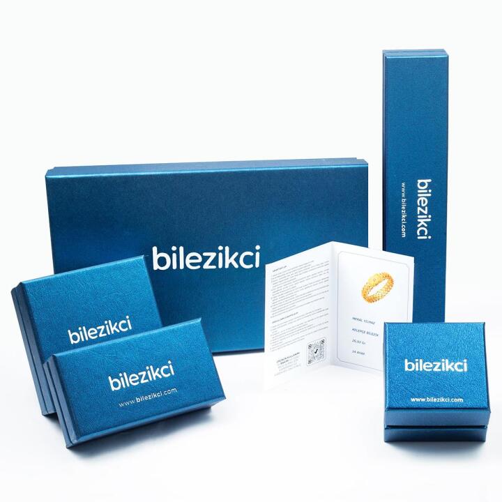 Damla Yaşam Çiçeği 22 Ayar Altın Mini Set - 5