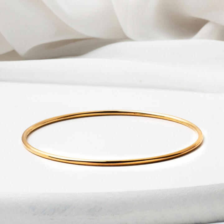 Düz Ajda 22 Ayar Altın Bilezik - 6 Gr - 3