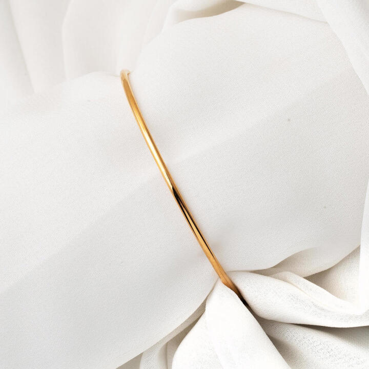 Düz Ajda 22 Ayar Altın Bilezik - 6 Gr - 4