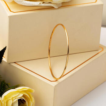 Düz Ajda 22 Ayar Altın Bilezik - 6 Gr - 5