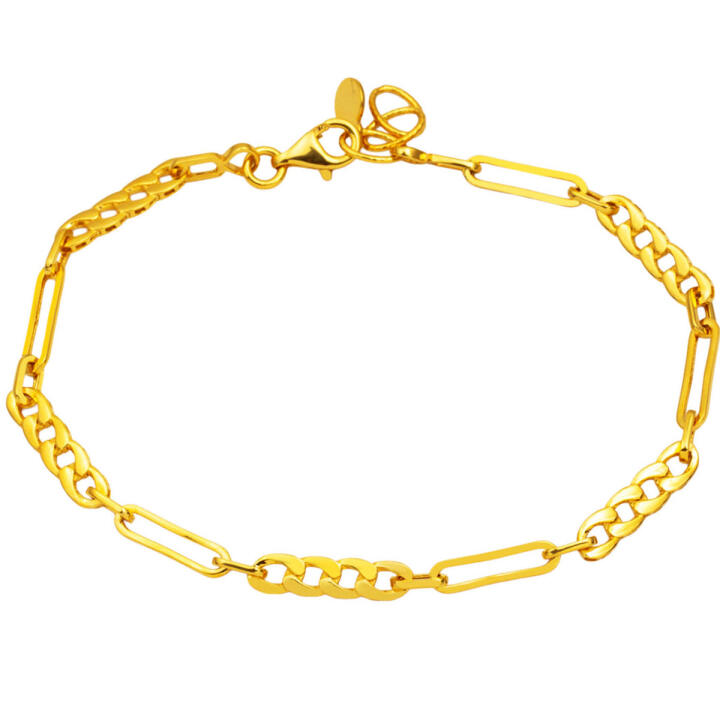 Gurmet Zincirli İtalyan 22 Ayar Altın Bileklik - 1