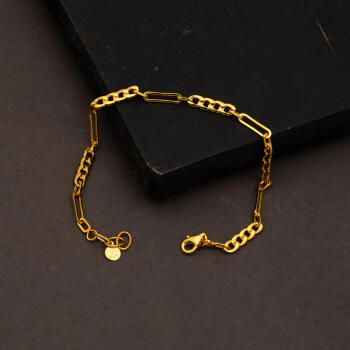 Gurmet Zincirli İtalyan 22 Ayar Altın Bileklik - 3