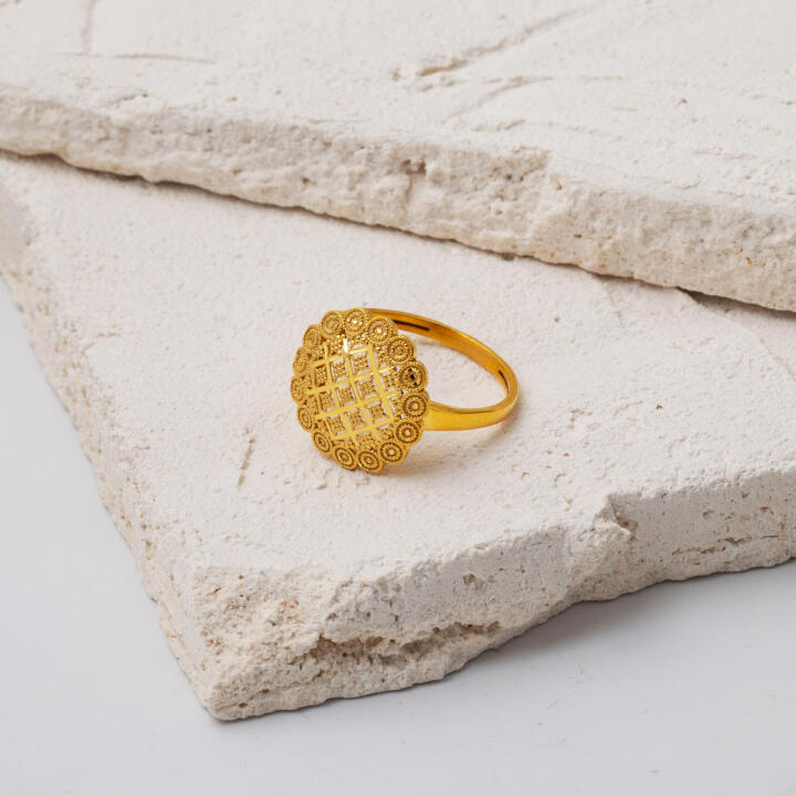 Hanedan 22 Ayar Altın Taşsız Yüzük - 3