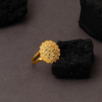 Hanedan 22 Ayar Altın Taşsız Yüzük - 4