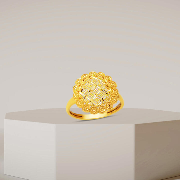 Hanedan 22 Ayar Altın Taşsız Yüzük - 6