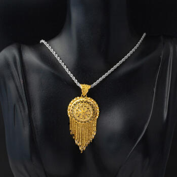 Hint Model 22 Ayar Altın Kolye Ucu - 4