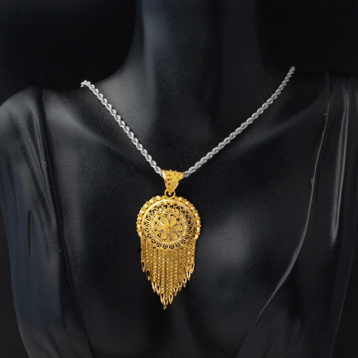 Hint Model 22 Ayar Altın Kolye Ucu - 4