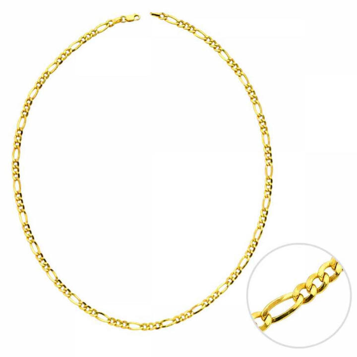 Klasik 22 Ayar Altın Zincir 60cm - 1