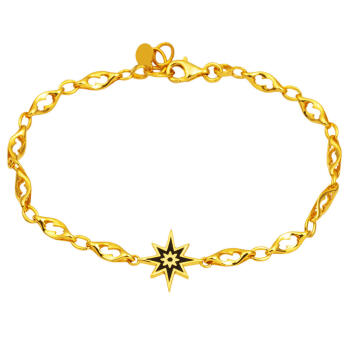 Kuzey Yıldızı İtalyan 22 Ayar Altın Bileklik - Bilezikçi