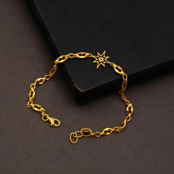 Kuzey Yıldızı İtalyan 22 Ayar Altın Bileklik - 3