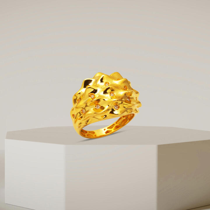 Lodos Fantazi 22 Ayar Altın Yüzük - 6