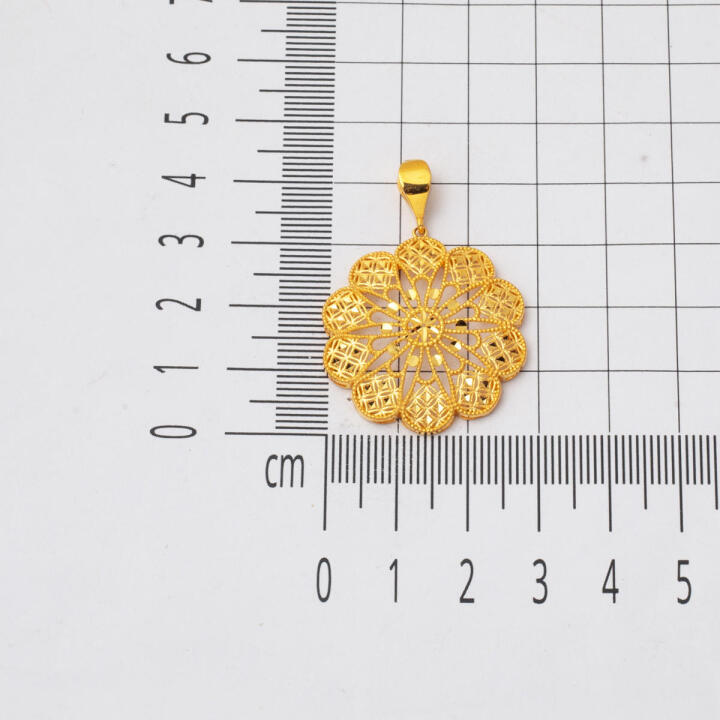 Sırma Madalyon Kolye 22 Ayar Altın - 6