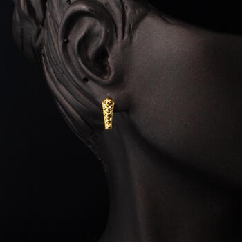 Spor Model Kadın 22 Ayar Altın Küpe - 2