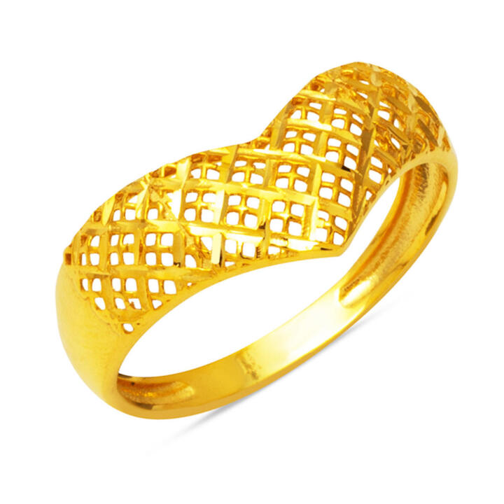 Spor Model Kadın 22 Ayar Altın Yüzük - 1