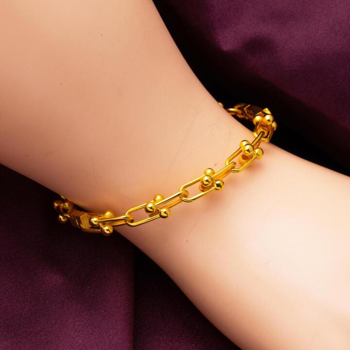 Tiffany 22 Ayar Altın Kelepçe Bilezik - 2