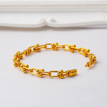 Tiffany 22 Ayar Altın Kelepçe Bilezik - 3