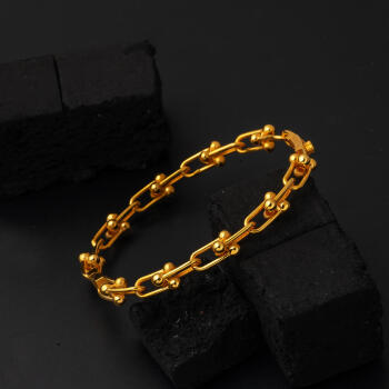 Tiffany 22 Ayar Altın Kelepçe Bilezik - 4