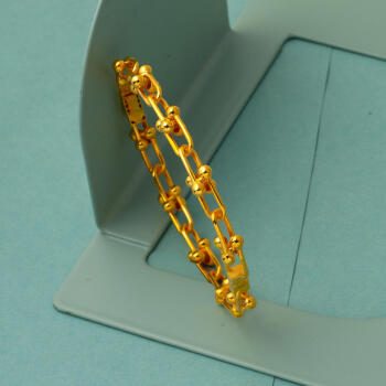 Tiffany 22 Ayar Altın Kelepçe Bilezik - 6