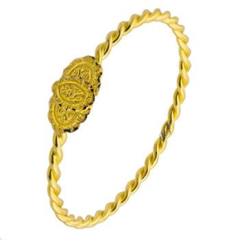 Tokalı Erzurum Burma 22 Ayar Altın Bilezik - Bilezikçi