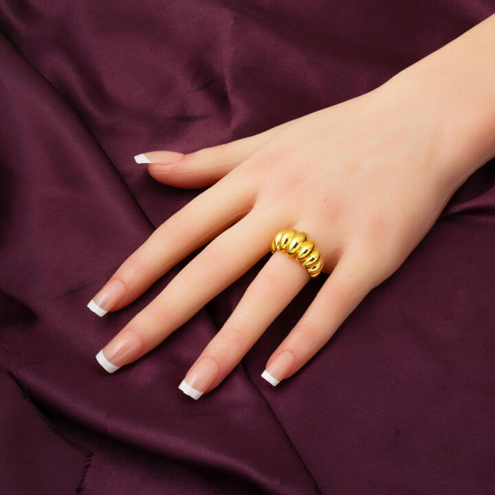 Valora 22 Ayar Saf Altın Yüzük - 2