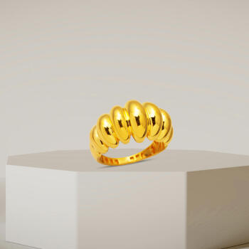 Valora 22 Ayar Saf Altın Yüzük - 6