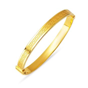 Versage 22 Ayar Altın Kelepçe Bilezik - 4