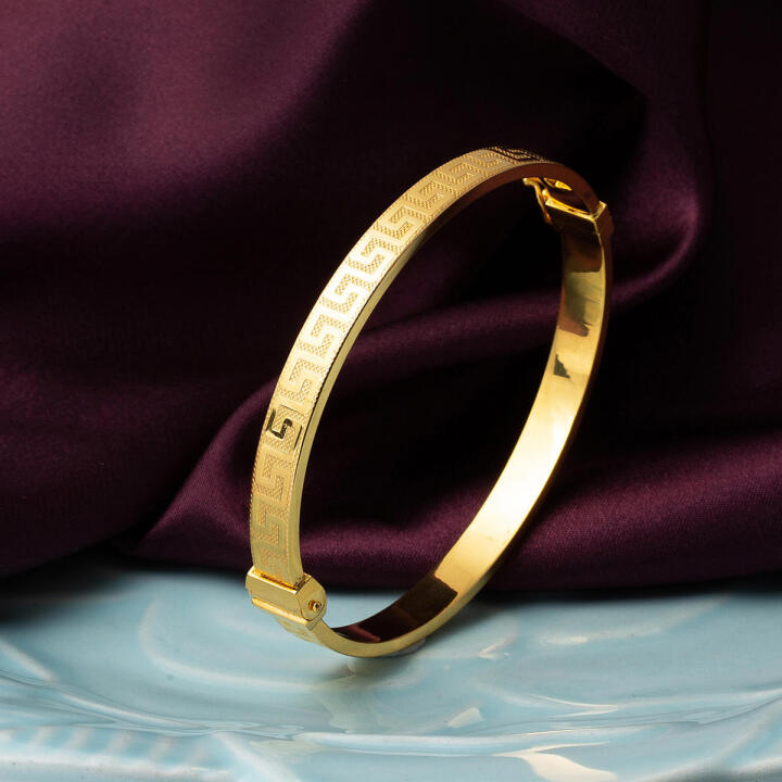 Versage 22 Ayar Altın Kelepçe Bilezik - 4