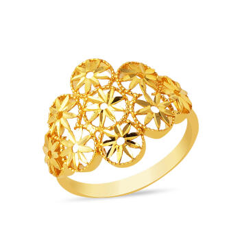 Yıldız 22 Ayar Taşsız Altın Yüzük - Bilezikçi