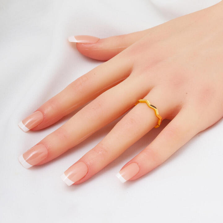 Zikzak Ajda 22 Ayar Altın Yüzük - 2